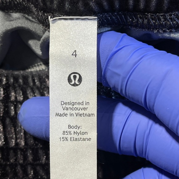 Lululemon Align Velour High Rise Flare Pants Size 4 Purple - Picture 11 of 15